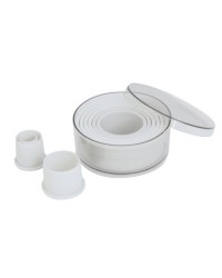 LOT DE 9 DÉCOUPOIRS RONDS