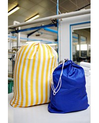 SAC A LINGE 73X82 100% POLYESTER  BLEU