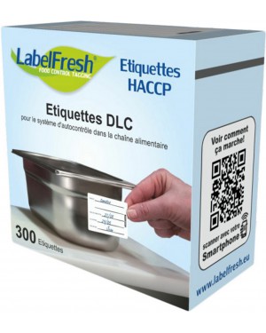 ETIQUETTES LABEL FRESH DLC 70X45MM