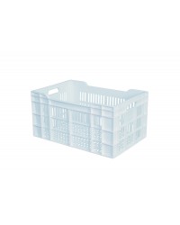 Caisse ajourée 60L blanche