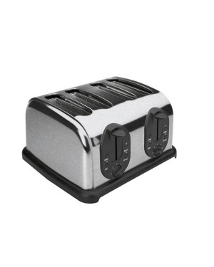 Grille pain inox 4 tranches