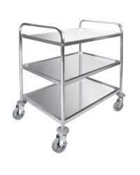 Chariot démontable 3 plateaux