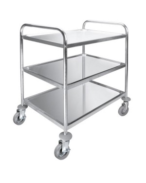 Chariot démontable 3 plateaux