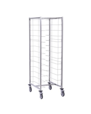 Chariot cafétéria 2x12 niveaux