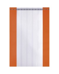 Rideau fixe à lanières pour chambre négative