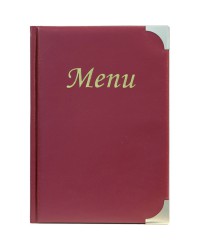 BASIC PROTEGE-MENUS A4 BORDEAUX