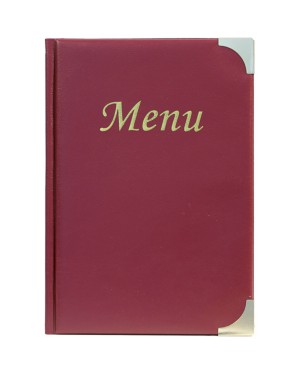 BASIC PROTEGE-MENUS A4 BORDEAUX