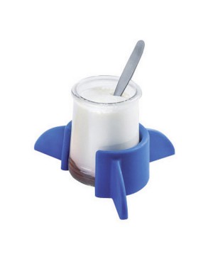 10 Supports anti-dérapant bleu