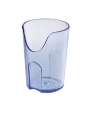 25 Gobelets bleus à découpe nasale 16cl