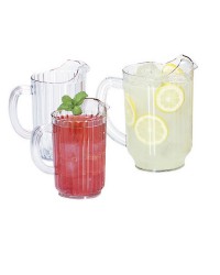 Pichet  1L transparent nervuré