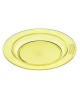 Assiette 1/2 creuse jaune diamétre 23cm
