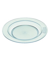 Assiette 1/2 creuse verte 0% BPA