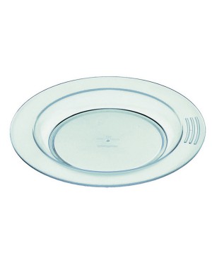 Assiette 1/2 creuse verte 0% BPA