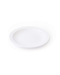 10 ASSIETTES A DESSERT 17 CM MELAMINE BLANCHE