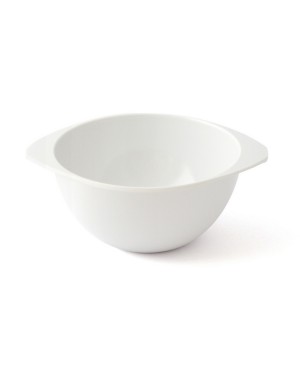 10 BOLS A OREILLES MELAMINE BLANCHE 35CL