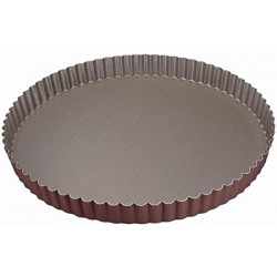 TOURTIERE RONDE CANNELEE - ANTI ADHERENTE