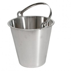 SEAU INOX 12 L SANS PIEDS
