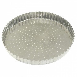 TOURTIÈRE CANNELÉE PERFORÉE DIAMÈTRE 22 CM
