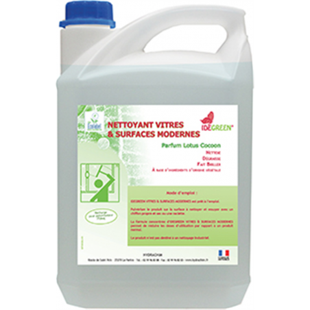 Nettoyant surfaces et vitres Idegreen 5L
