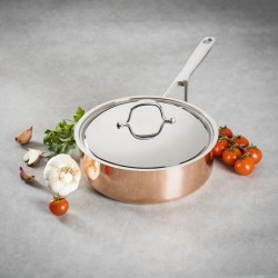 SAUTEUSE CUIVRE ET INOX 28CM