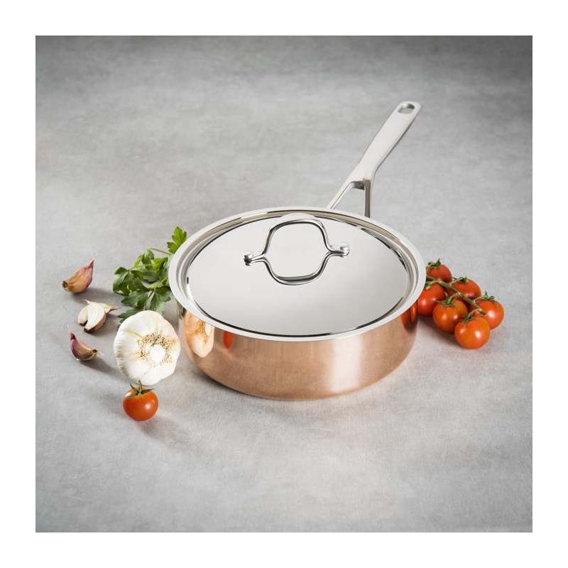 SAUTEUSE CUIVRE ET INOX 28CM