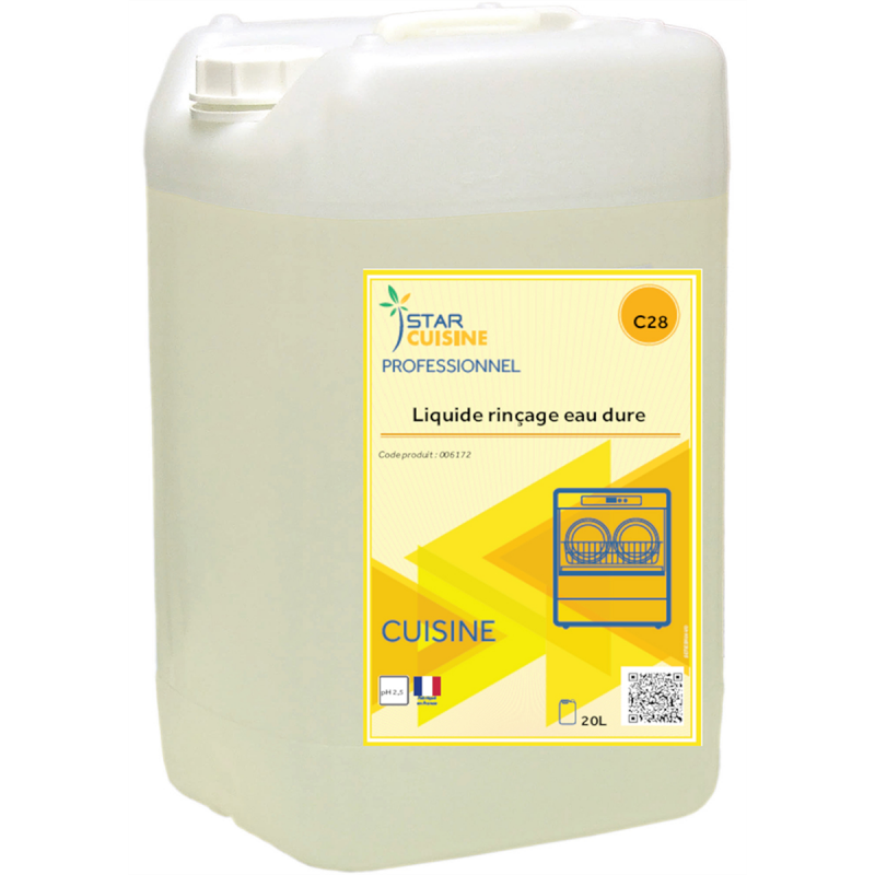 Star cuisine liquide rinçage eaux dures 20L