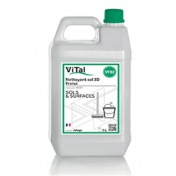 BIDON DE 5L Vital sol 3D fraise 5L