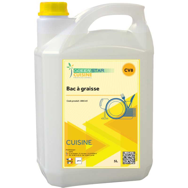 GREEN STAR CUISINE BAC A GRAISSE 5L