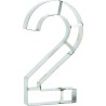 DECOUPOIR CHIFFRE INOX N°2 NUMBER CAKE