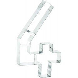 DECOUPOIR CHIFFRE INOX N°4 NUMBER CAKE