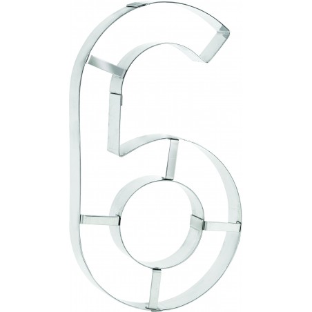 DECOUPOIR  CHIFFRE INOX N°6 ET N°9