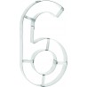 DECOUPOIR  CHIFFRE INOX N°6 ET N°9