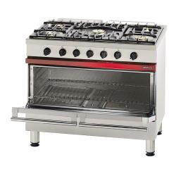 FOURNEAU 5 FEUX VIFS/ FOUR GAZ