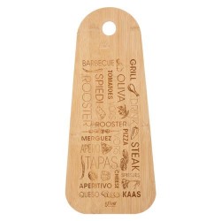 PLANCHE DE PRESENTATION  EN BAMBOU 45X20X1.2 cm