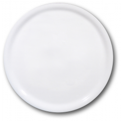 6 ASSIETTES A PIZZA NAPOLI 31 CM-BLANCHES
