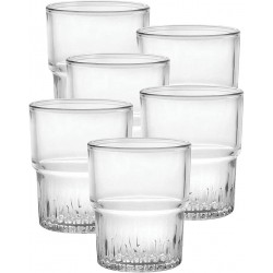 72 VERRES EMPILABLES TRANSPARENT 16CL
