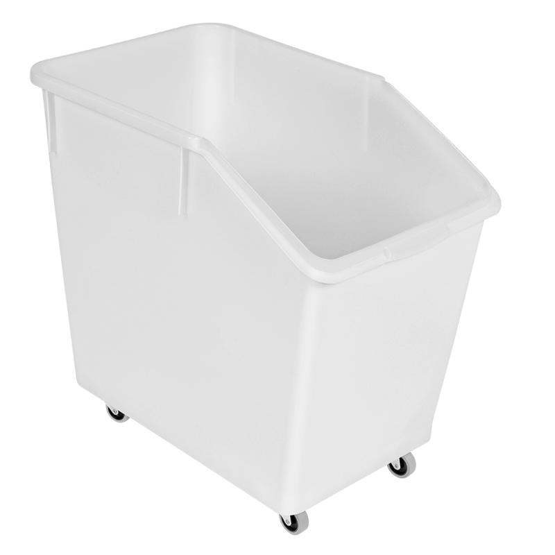 BAC A INGREDIENTS 80L SANS COUVERCLE +4 ROUES