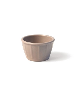 SAUCIER ROND MELAMINE TAUPE