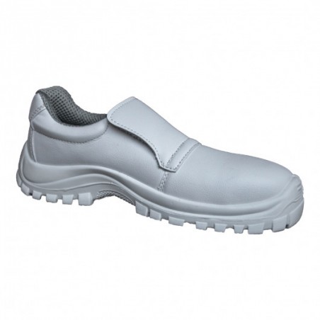 MOCASSINS BLANC T 48