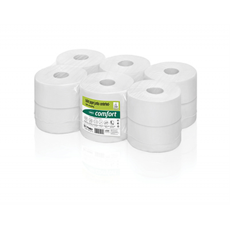 PAPIER TOILETTE CONFORT 2 PLIS GAUFRES (MINI JUMBO)