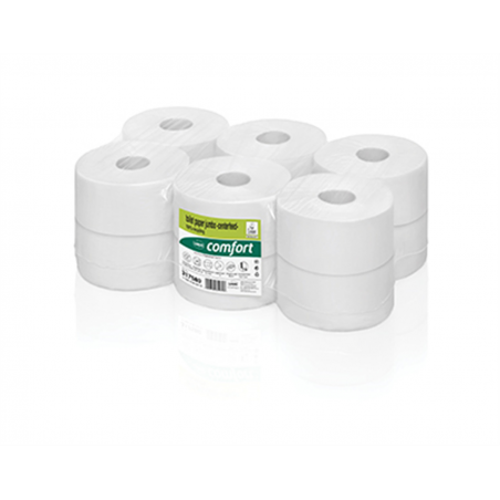 PAPIER TOILETTE CONFORT 2 PLIS GAUFRES (MINI JUMBO)