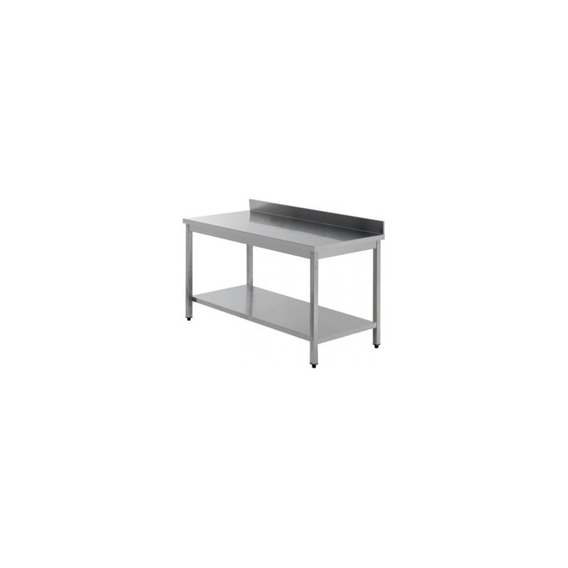 TABLE ADOSSEE AVEC ETAGERE 1200X600X850/900