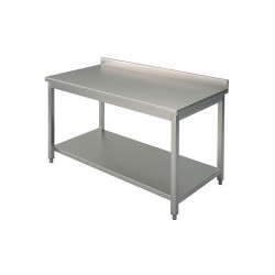 TABLE CENTRALE AVEC ETAGERE 800X700X850/900MM