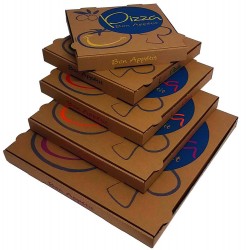 100 BOITES A PIZZA L'ORIGINALE 26X26X3.5CM