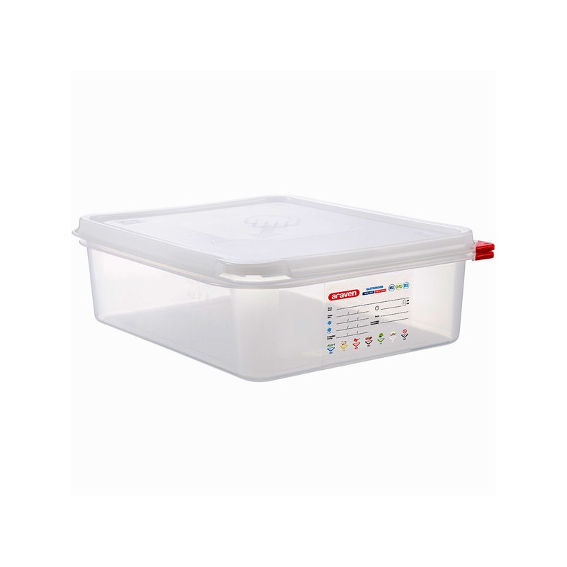 BOITE HERMETIQUE PP GN1/2 100MM 6.5 L