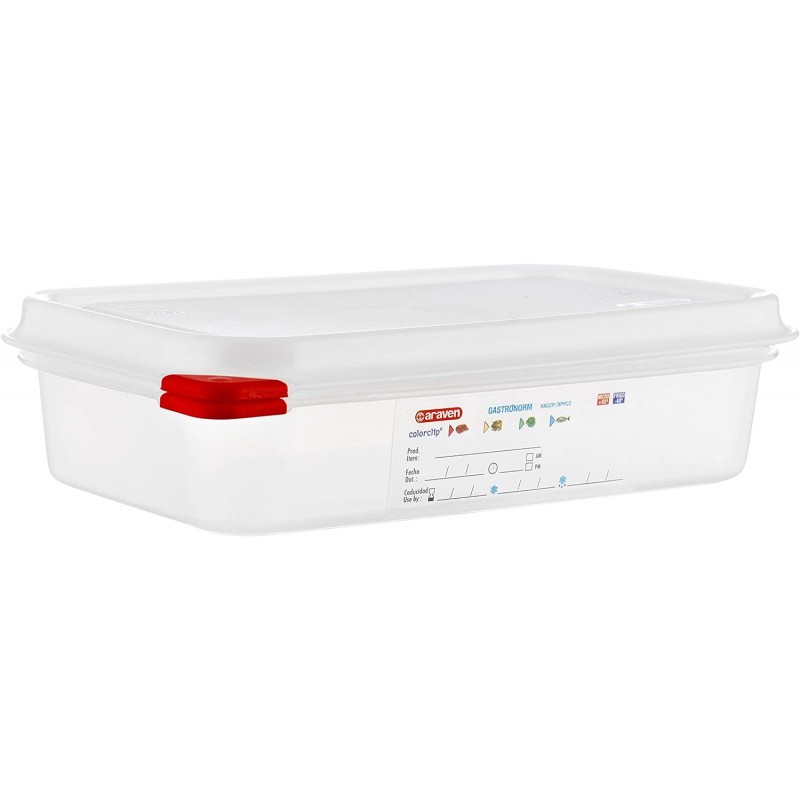 BOITE HERMETIQUE PP GN1/4 65MM 1.8 L