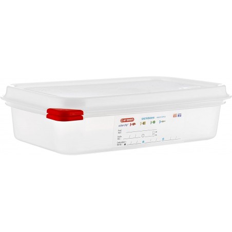 BOITE HERMETIQUE PP GN1/4 65MM 1.8 L