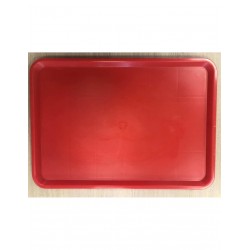 PLATEAU ACER PP ROUGE 60 X 40 CM
