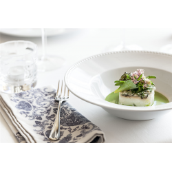 12 ASSIETTES CREUSES 24CM PERLA