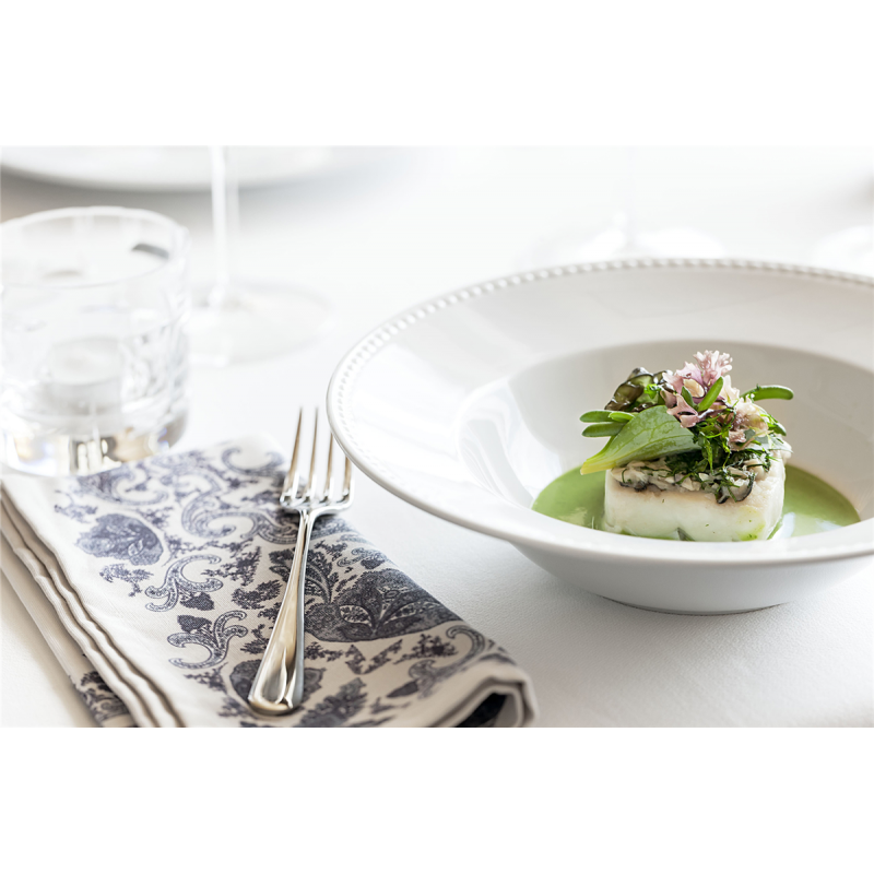 12 ASSIETTES CREUSES 24CM PERLA